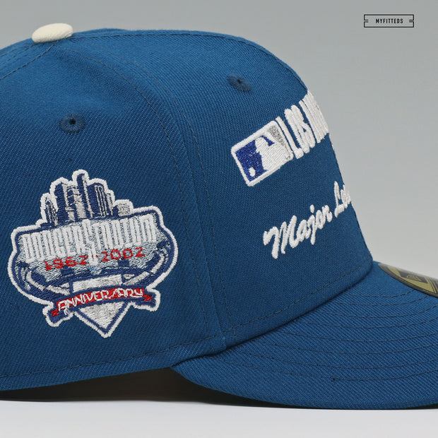 LOS ANGELES DODGERS WEATHERED LOOK TEAM ID NEW ERA FITTED CAP