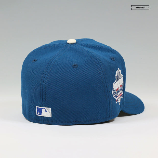 LOS ANGELES DODGERS WEATHERED LOOK TEAM ID NEW ERA FITTED CAP