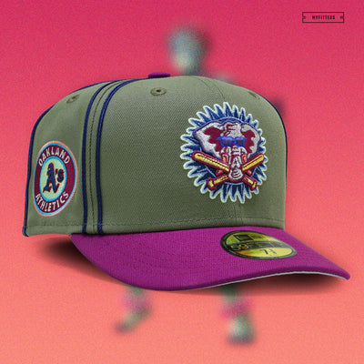 OAKLAND ATHLETICS STOMPER "DEMON SLAYER AKAZA INSPIRED" NEW ERA FITTED CAP