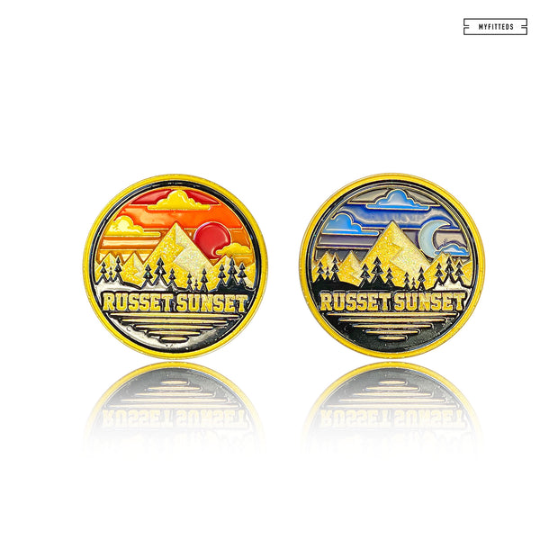 RUSSET SUNSET 008 TRANSITION SUNSET TO DAY BREAK OG PIN